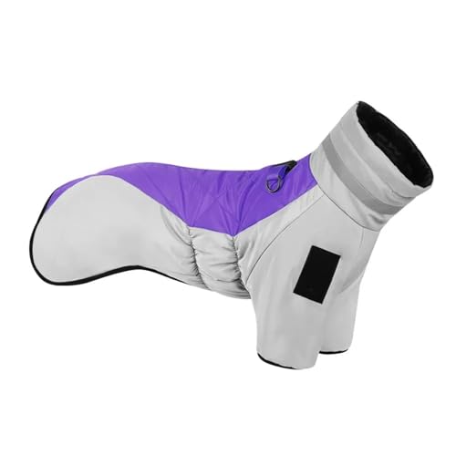 Outdoor Reflective High Neck Warm Dog Coat Winter Cold-Proof Waterproof Pet Down Jacket For Golden Retrievers Greyhounds,��,4XL