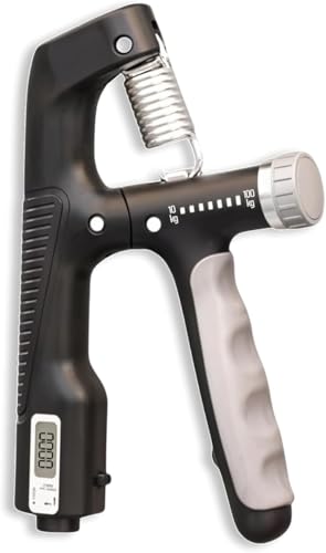 MMG Adjustable Hand Gripper Strength Trainer | Heavy Duty Grip Exerciser for Forearms Wrist & Hand | Non-Slip Handle | Home & Gym Workout Tool