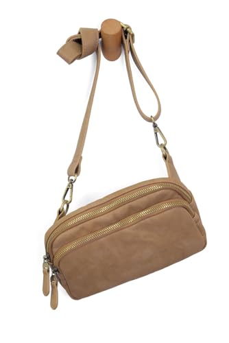 Image of Joy Susan Womens Fashion Purse Kylie Double Zip Sling Belt Bag