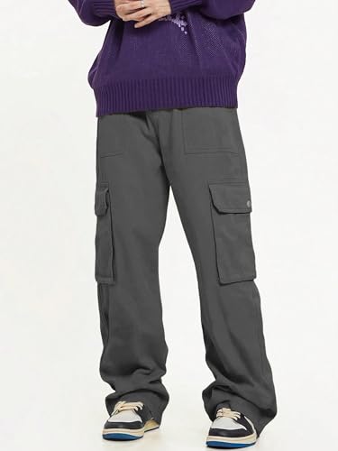 Image of Lymio Cargo for Men || Cotton Cargo Pant || Drawstring Waist Pant (Also Available in Plus Sizes) (141-144)