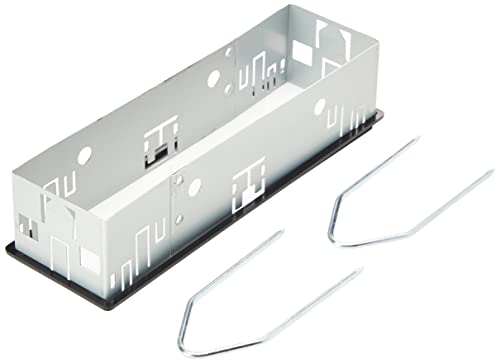 Autoleads FP-005 Radioblenden-Set mit Metallgehäuse und Entriegelungsbügeln, 1 DIN