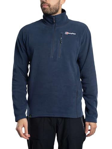 Berghaus Mens Prism Micro Polartec Fleece Half Zip Jacket Fleece Half Zip Blue L