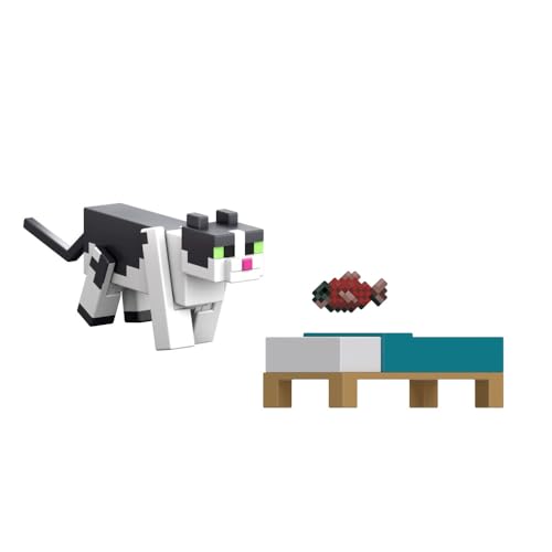 Figurine Minecraft Jellie Cat anniversaire 15 ans, le cadeau idéal pour joueur