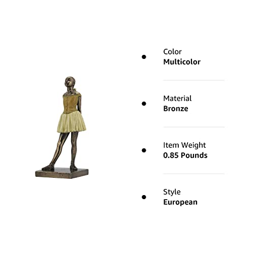 Degas "Little Dancer" Ballerina Statue (7.25" Tall) #TOP1