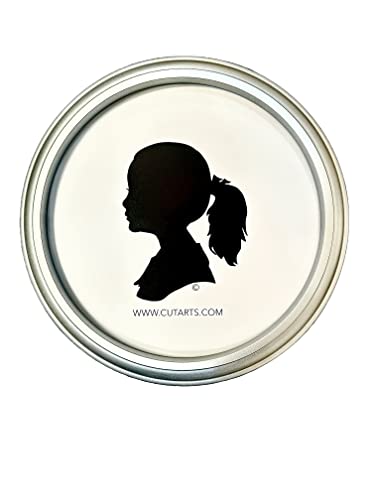 Cut Arts Silver 10" Round Frame #TOP1