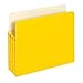 Globe-Weis/Pendaflex Colored File Pockets, 3.5-Inch Expansion, Letter Size, Yellow, Box of 25 (1524E YEL)