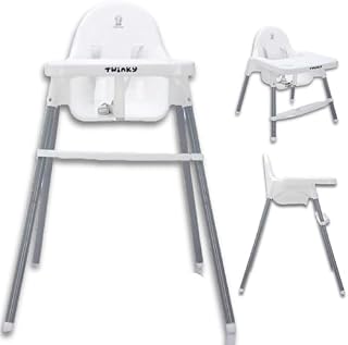 Twinky Seggiolone Pappa Evolutivo 0-36 Mesi – Seggioloni Pappa per Bambini Portable e Regolabile | Design Sicuro e Comfort per Ogni Pasto