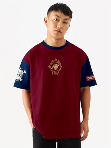 Image of Warrior of Liberation Printed Anime Oversized T-Shirt - Multi Color