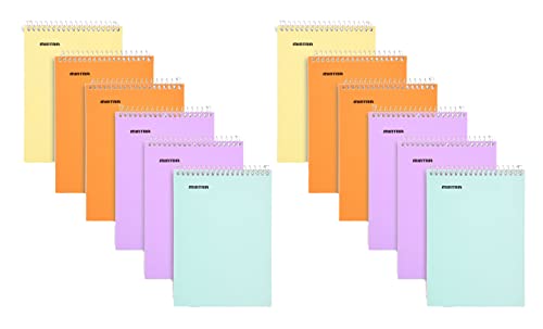 Carnets à spirales de poche bloc-notes pastel petit format 7,6x12,7 cm