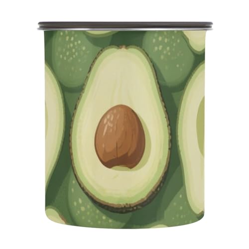 Contenedor de Almacenaje de Café Avocado Acero Inoxidable