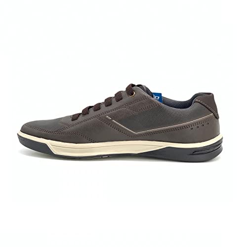Sapatênis Masculino Pegada Microfibra Marrom Café 171104-10 Tamanho:43;Cor:Marrom