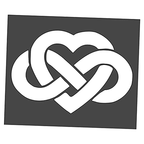 Infinity Heart Reusable Custom Cut Stencil Clear Plastic Sheet Template Cutout Sign DIY Supplies for Airbrush Painting Drawing 1-7x9 inch