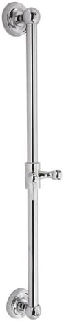 Mirabelle MIRSB3010CP Sophistispa 30" Slide Bar with Adjustable Holding Bracket