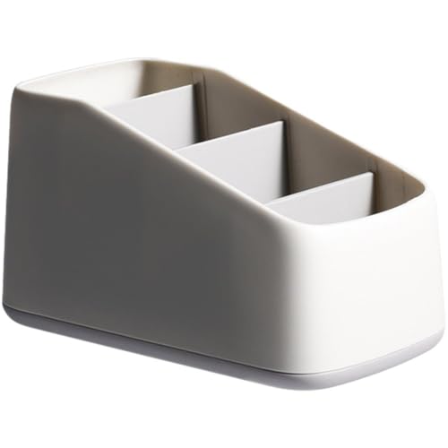 Soporte Para Control Remoto Con 4 Compartimentos, Bandeja Organizadora Remota, Organizador De Almacenamiento De Escritorio Multifuncional Para Controlador Multimedia, Clasificador De Maquillaje,
