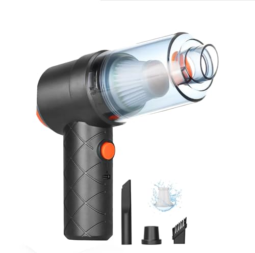 Memo Group Aspirapolvere portatile senza fili, Potenza 18000 PA, Mini Aspirapolvere, Aspirabriciole ricaricabile con ugello diverso multifunzione, pulizia auto, casa, ufficio, peli animali