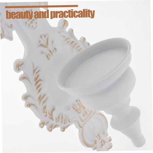 Elegante candelabro de pared vintage BESTYASH en hierro forjado decorativo retro 5