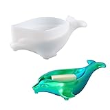 FIYSON Delphin Seifenschale Form Seifenhalter Harz Gießform Selbstentleerende Seifenschale...