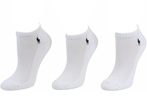 Image of Ralph Lauren Women's Cushioned Socks - 3 Pack - White