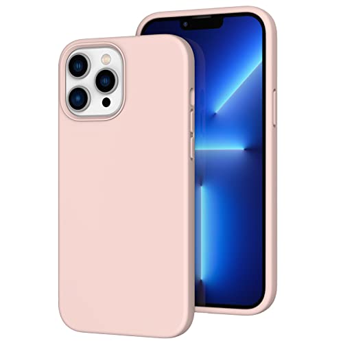 Coque iPhone 13 Pro Max sable rose silicone style quotidien