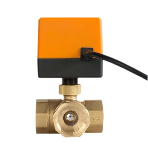 Válvula de bola motorizada de 3 vías tipo L con control eléctrico CR02 DN20 3