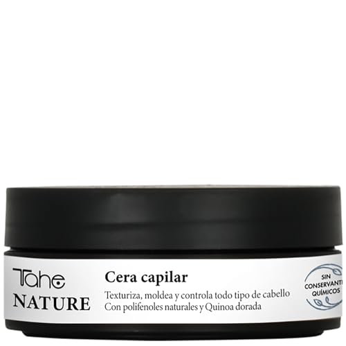 Tahe Nature Cera Capilar para todo tipo de cabello con Polifenoles naturales y Quinoa dorada, 100 ml