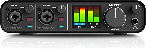 Motu M2 2X2 Usb-C Audio Interface Bundle With Headphone, Xlr Cables, And 6Ave Cleaning Kit #TOP2