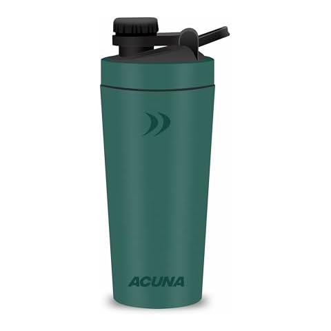 ACUNA 600 ml Stainless Steel Protein Shaker Cover