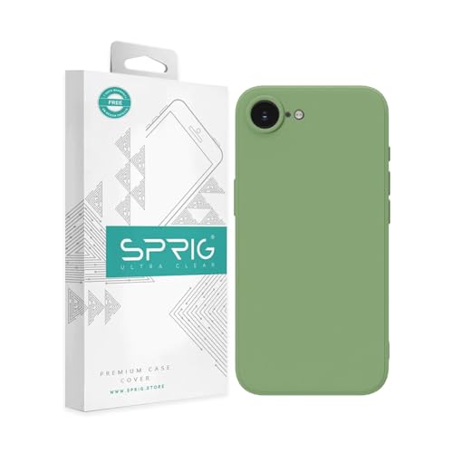 SPRIG Compatible with iPhone 16e Premium FlexTone Back Cover Drop Tested Shock Proof Mobile Case for Men, Women, Boys and Girls with Camera Protection (Mint Green) Deal