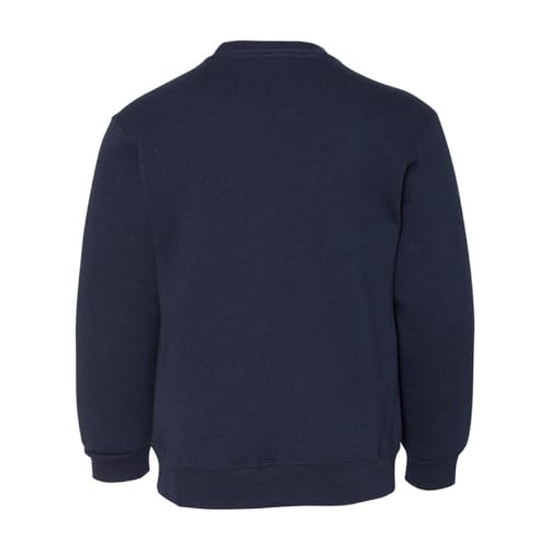 Russell Athletic Boy's 8-20 Fleece Crew, Navy, Small2