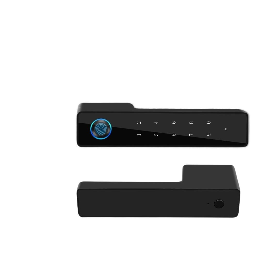 Serrure connectée Tuya à empreinte digitale pour porte de chambre moderne