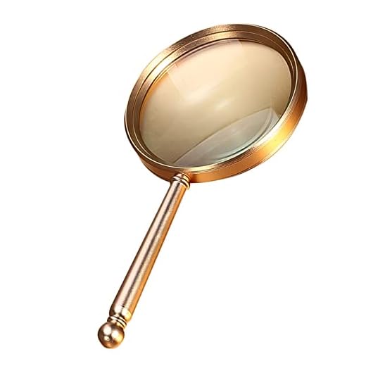 Garneck Magnáteis Lupas De Jóias Lupa Mini Lupa Lupa Portátil Lupa Portátil Lupa Portátil Armação De Lupa De Metal Dourado Lupa De Metal Antigo 1Pc Lupas De Mão Lupas De Leitura