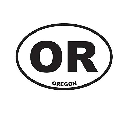 Ew Designs Oregon State Oval Sticker Decal Vinyl Or Bumper Sticker Vinyl Sticker Car Truck Decal 5" #TOP13