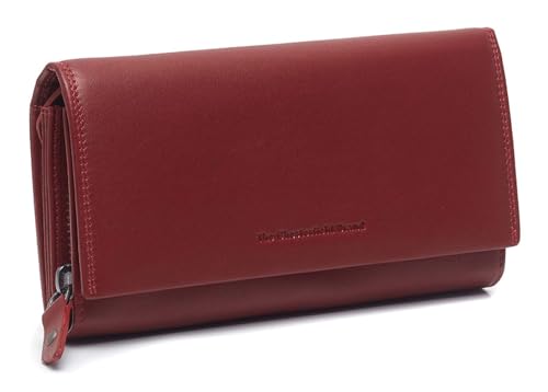 Porte-monnaie Arvento en cuir noble rouge foncé Chesterfield Brand pour un style raffiné