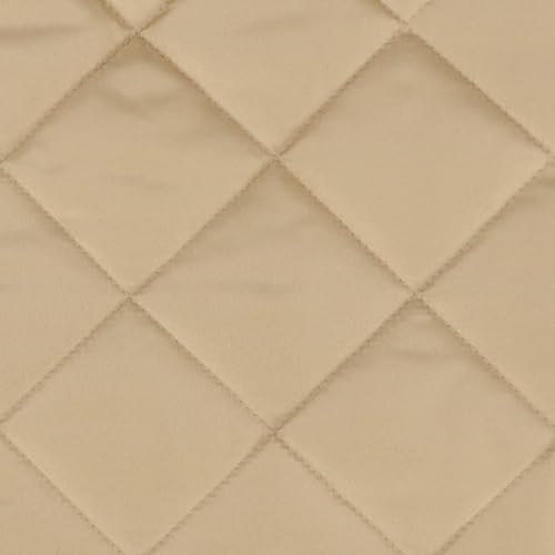 Flamingo Hundemantel – Bonnie – Beige – A: 55 cm | B: 40–48 cm | C: 68–74 cm – Premium Line – wasserabweisend, waschbar bei 30 °C, Klettverschluss, Plüschfutter