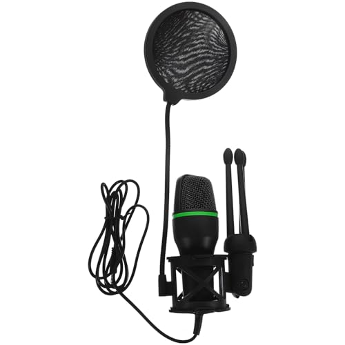 Microphone Gaming Condensateur USB Micro Bureau Noir GARVALON