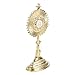 Needzo Small Auto Monstrance with Magnetic Base, Catholic Car Decoration, Religious Keepsake, 2.5 Inches