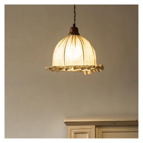 Suspension pour salle à manger en coton Country Bud lustre LED rétro