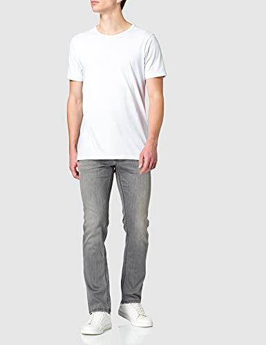 camel active Herren Regular Fit Houston Stretch Jeanshose 30W / 34L Mittelgrau – Ansicht 3