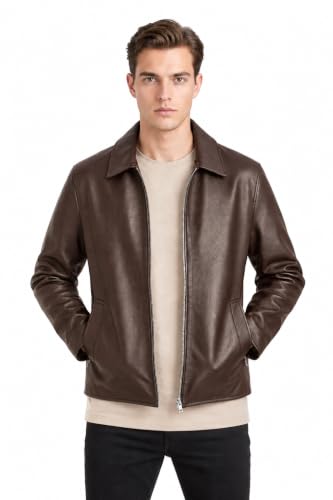 Image of leather jacket for men