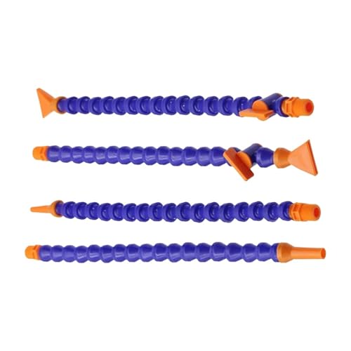 Thread Flexible Water Oil Coolant Pipe Hose Adjustable Coolant Tube Cooling For Industrial External Thread High Temperature Resistant For CNC Machine Tools((flat nozzle))