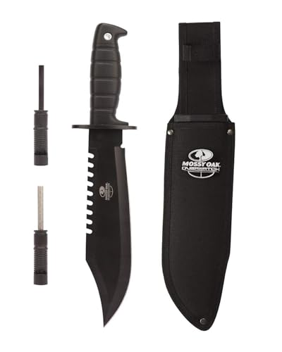 Mossy Oak MO16006 Survival Hunting Knife With Sheath, 15-Inch Fixed Blade Tactical Bowie Knife thumb #7