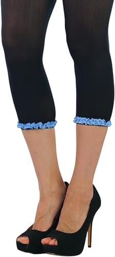 Image of ToBeInStyle Women's Opaque Ankle Long Nylon Footless Fun Tights Pantyhose