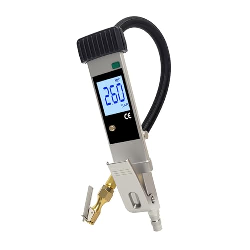 Medidor digital portátil de presión de neumáticos, pantalla LCD precisa, 0,35-16 bar, 0,5-230 PSI, detectores de presión de neumáticos, medidor de aleación