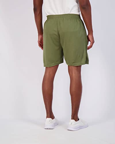 3 Pack: Men's 7 Inch Inseam Active Athletic Running Quick Dry Mesh Shorts Zipper Pockets Drawstring Basketball Bottoms Soccer Workout Gym Yoga Tennis Zippered Workout Clothes Wardrobe- Set 6, 3Xl #TOP3