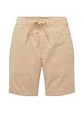 Klassische, kurze Hose im Chino-Stil mit seitlichen Eingriffstaschen und elastisch, verstellbarem Gummizug am Hosenbund.