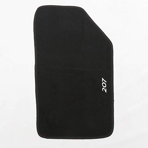 Kit de 5 peças, Tapete Carpete, Flash Acessórios, 207 Preto (05 Peças)