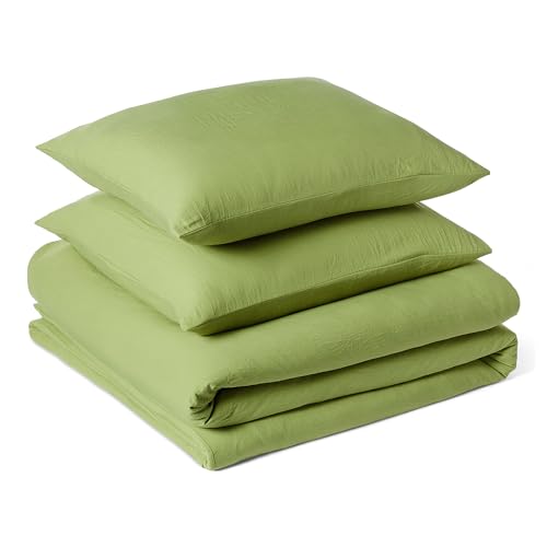 Amazon Basics Vorgewaschenes Mikrofaser-Bettwäsche-Set, extra weich,...