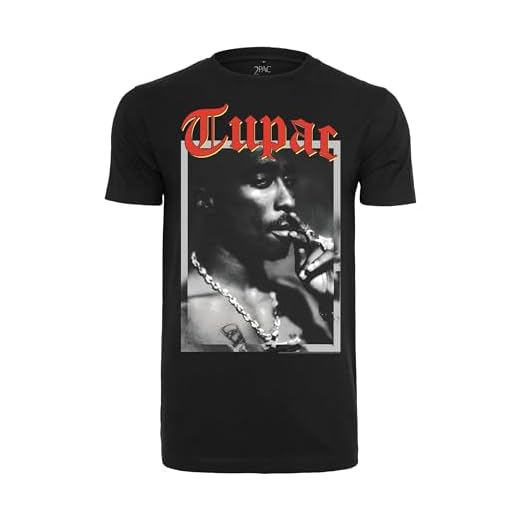 Mister Tee T-shirt för män tupac Kalifornien kärlek, svart, L
