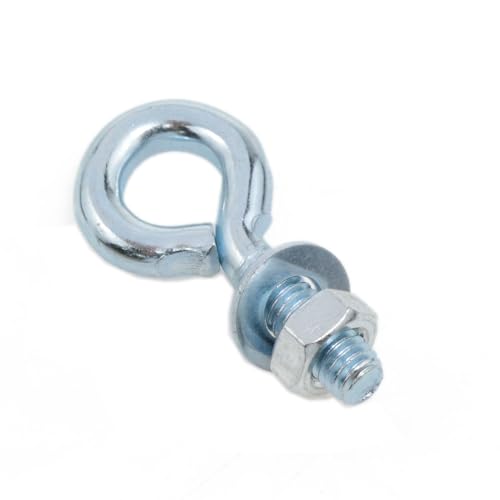 Image of Yukata 1 /4 inchx 3 /4 inch Male Thread Machinery With Nut Shoulder Lifting Ring Eye Bolt Hook - Marine Expansion Grade 12 Set