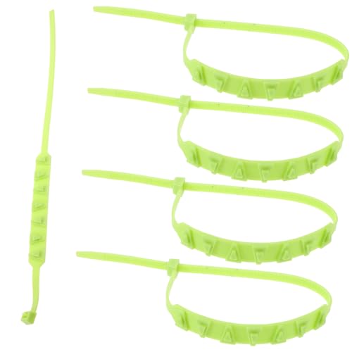 ABOOFAN Tire Chains for Winter 5pcs Reusable Anti-skid Chains Motorbike Car Emergency for Ice Snow